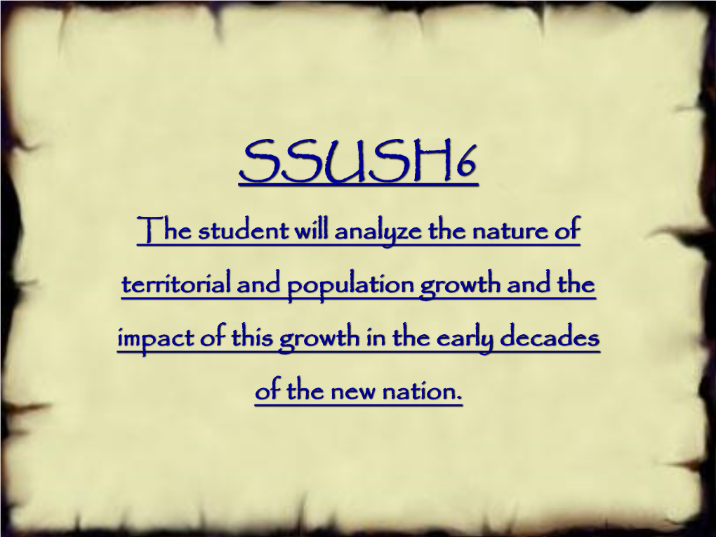 SSUSH6 Slides & Presentation