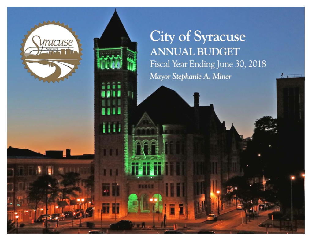 2017-2018 Budget