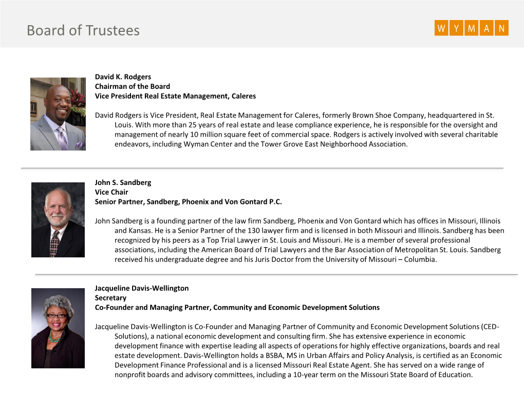 Board of Trustees