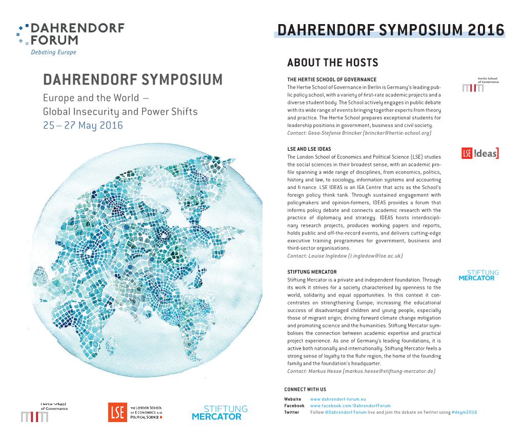 Dahrendorf Symposium 2016
