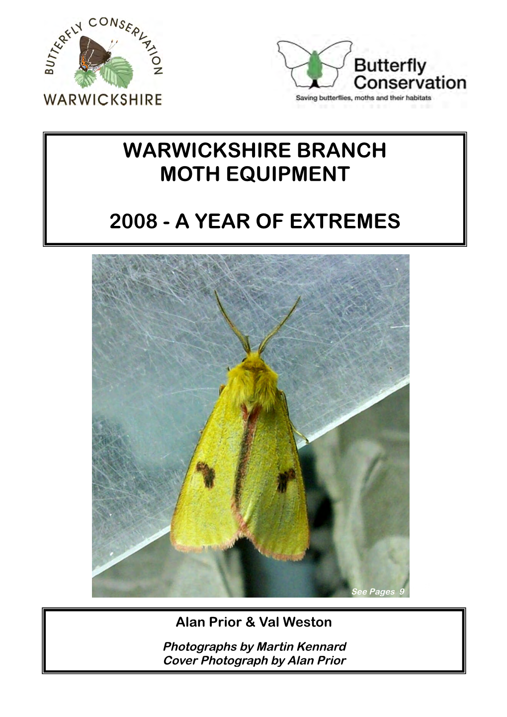 2008 Annual Moth Report