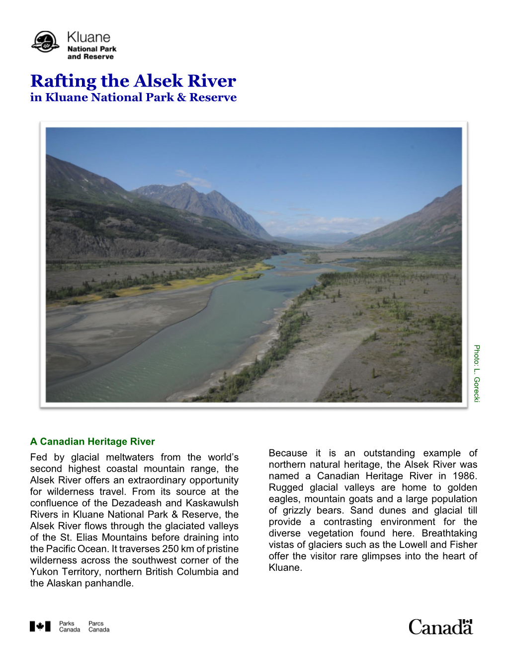 Rafting the Alsek River in Kluane National Park & Reserve