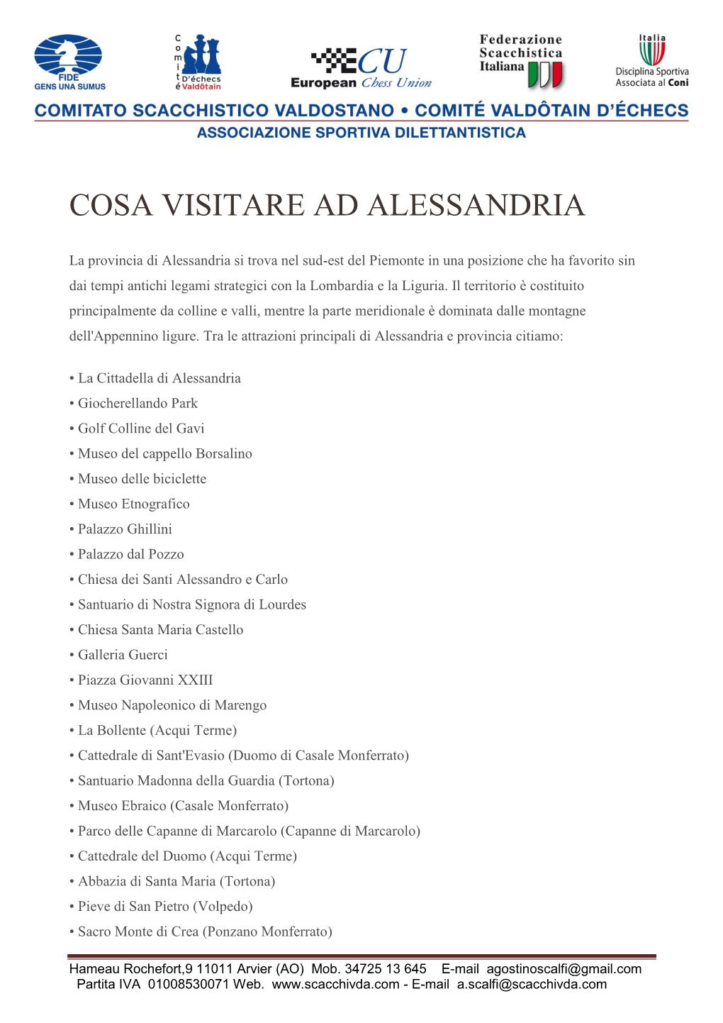 Cosa Visitare Ad Alessandria