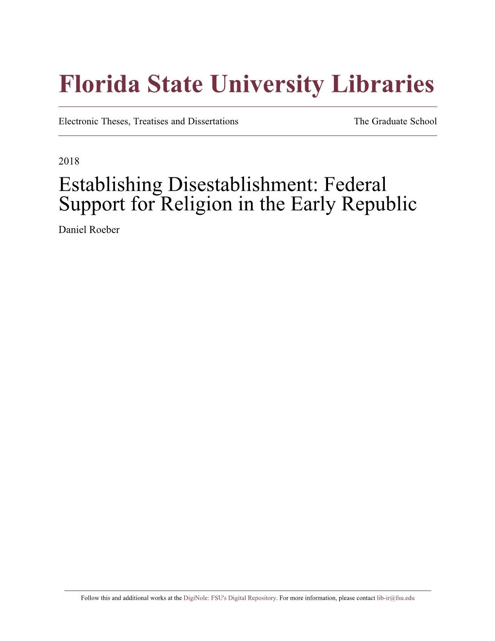 Florida State University Libraries