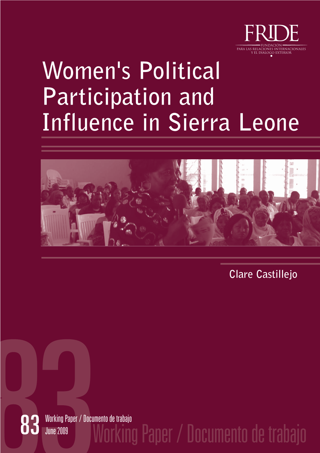 Women's Political Participation and Influence in Sierra Leone
