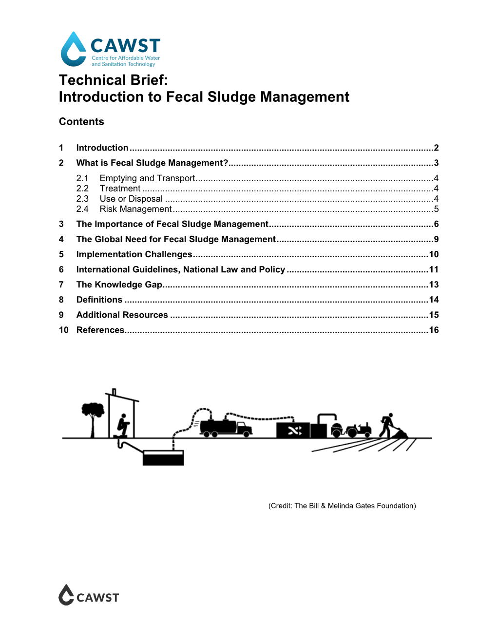 Introduction to Fecal Sludge Management Technical Brief