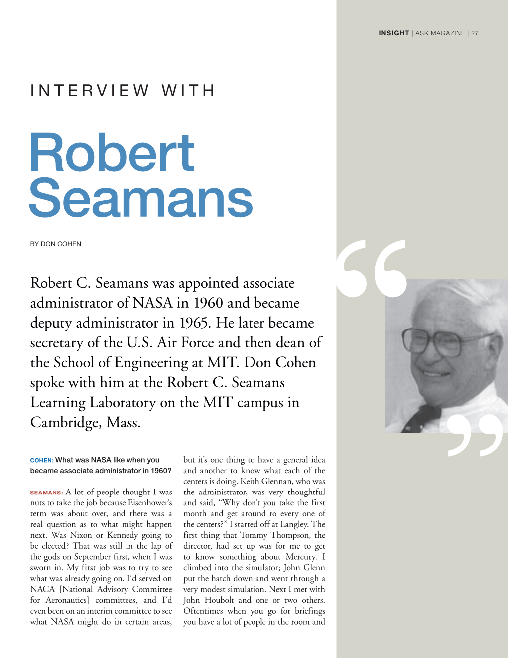 Robert Seamans