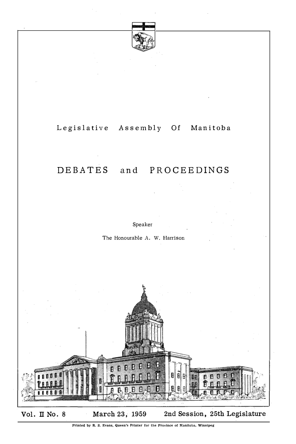 DEBATES and PROCEEDINGS Vol. Ll No. March