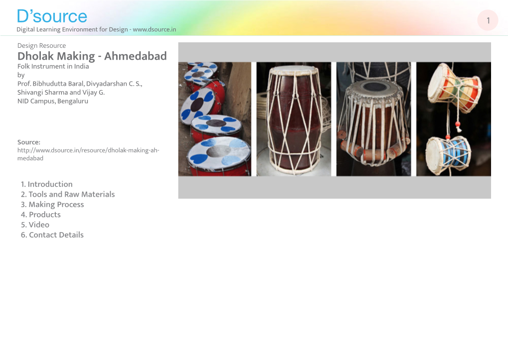 Dholak Making - Ahmedabad Folk Instrument in India by Prof