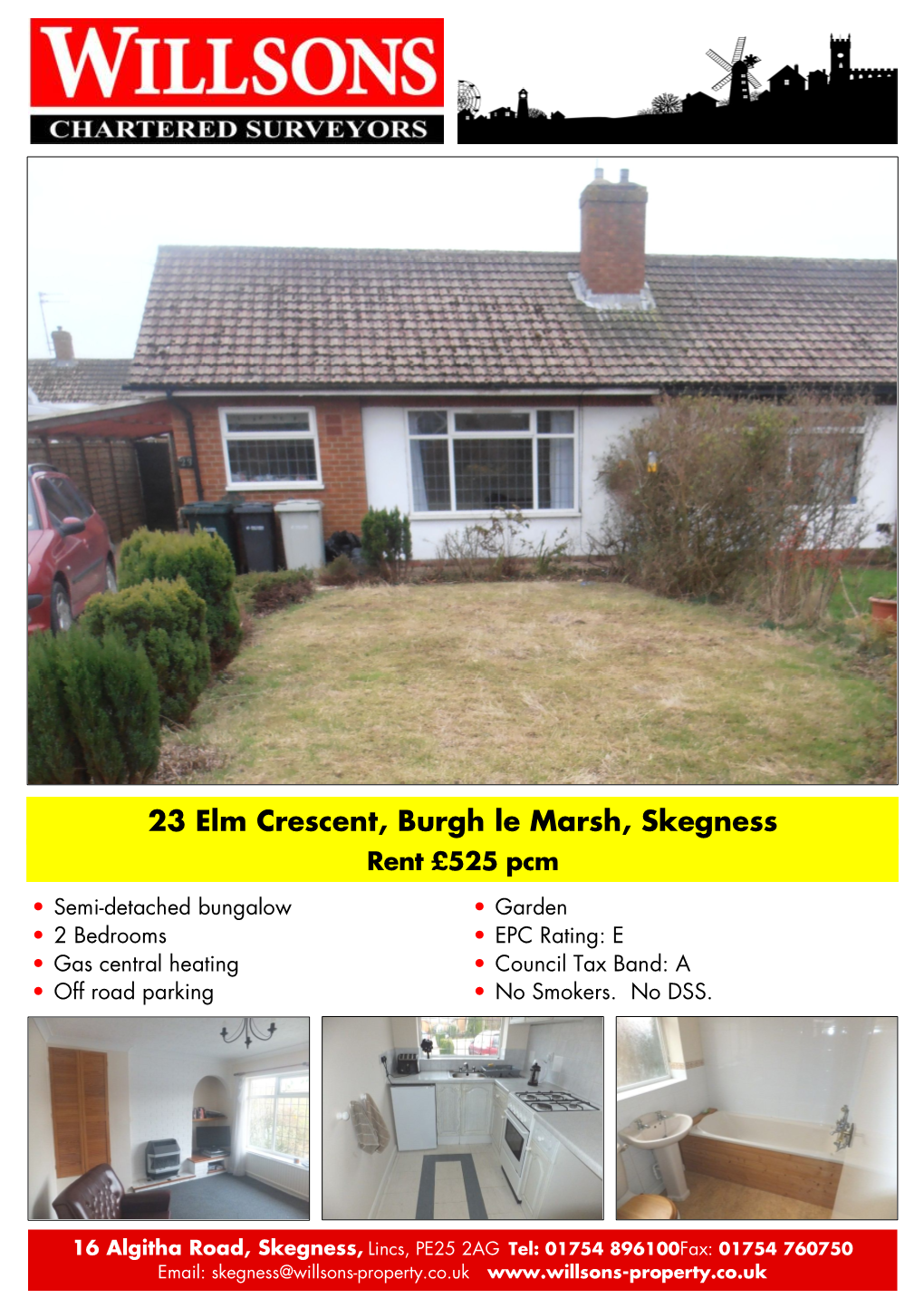 23 Elm Crescent, Burgh Le Marsh, Skegness