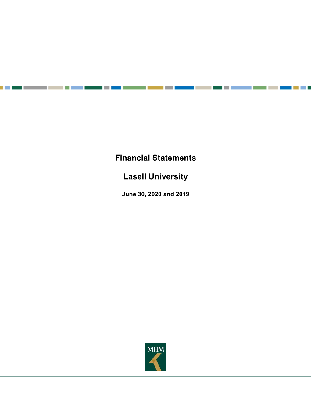 Financial Statements Lasell University