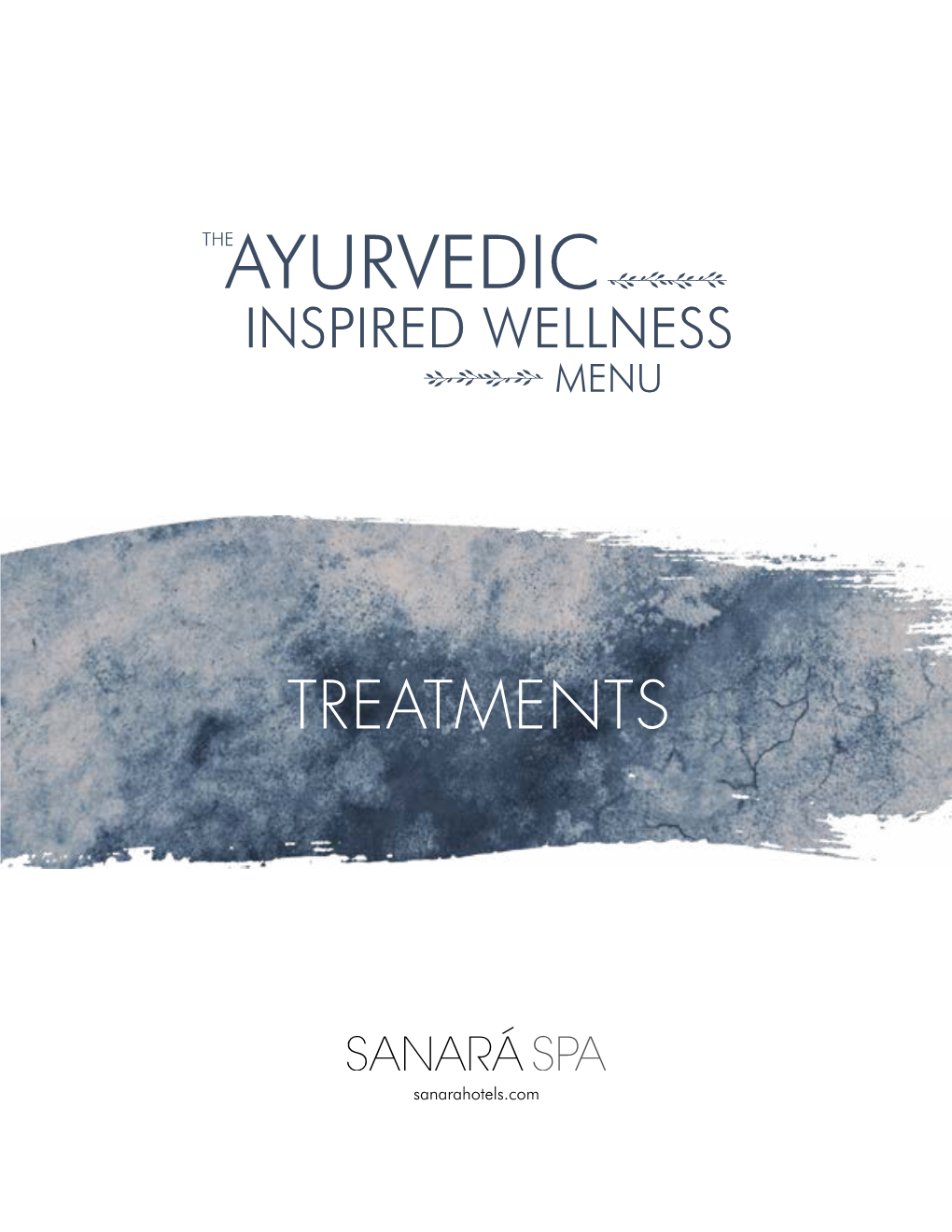 Ayurvedic Inspired Wellness Menu