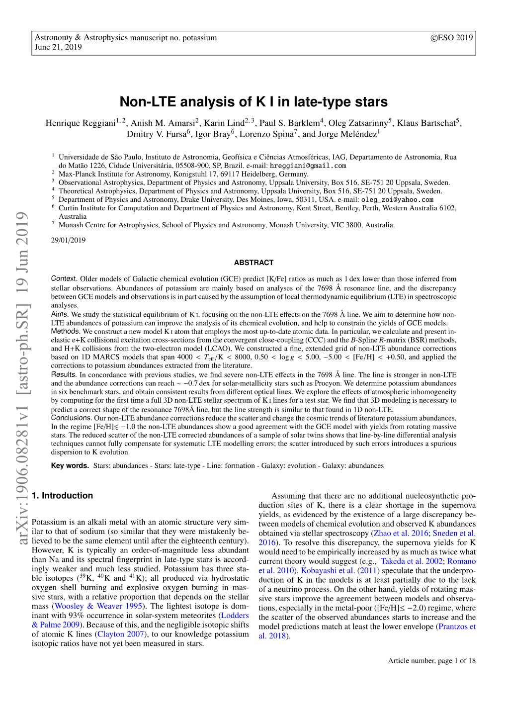 Non-LTE Analysis of KI in Late-Type Stars