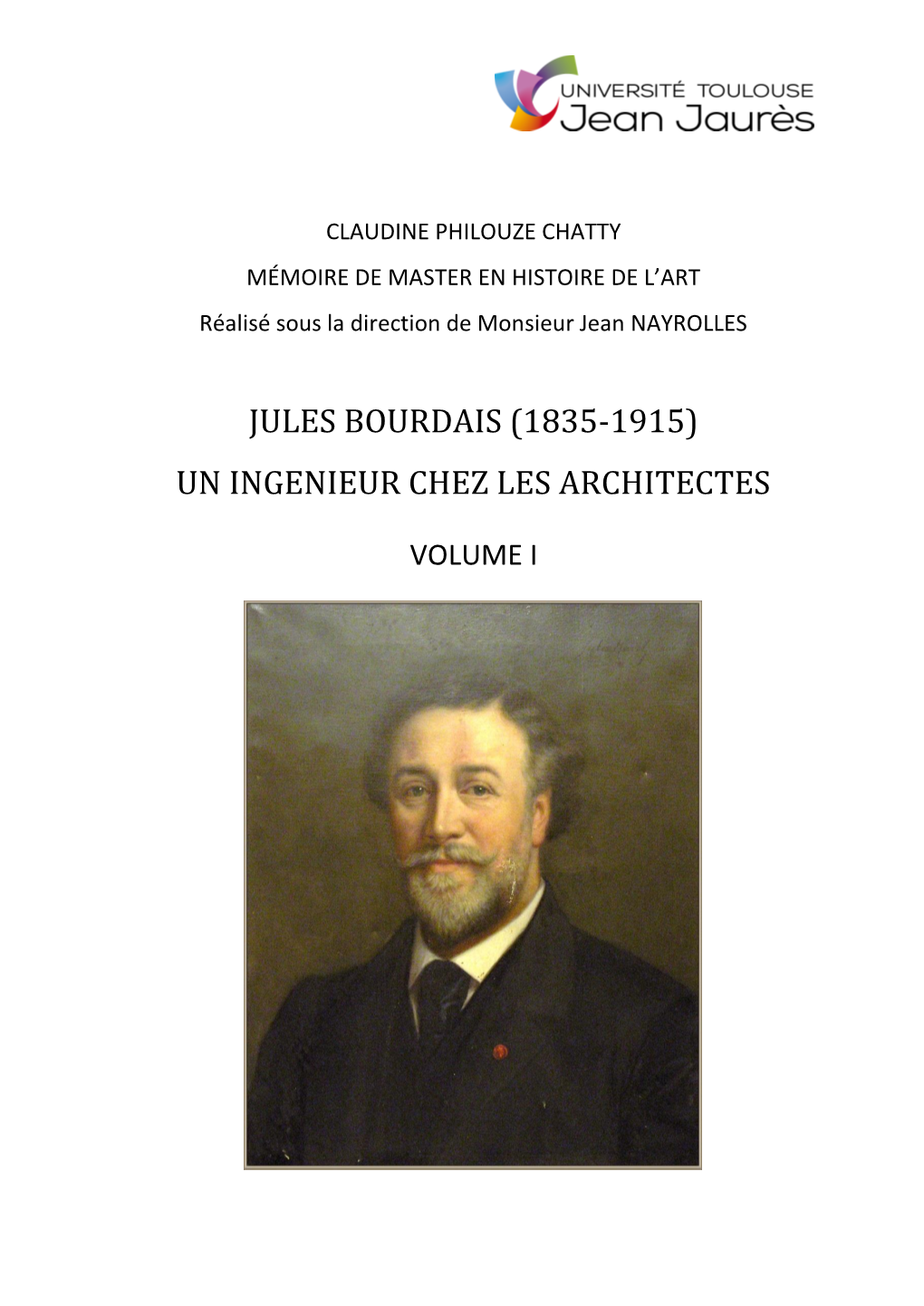 Jules Bourdais (1835-1915) Un Ingenieur Chez Les Architectes