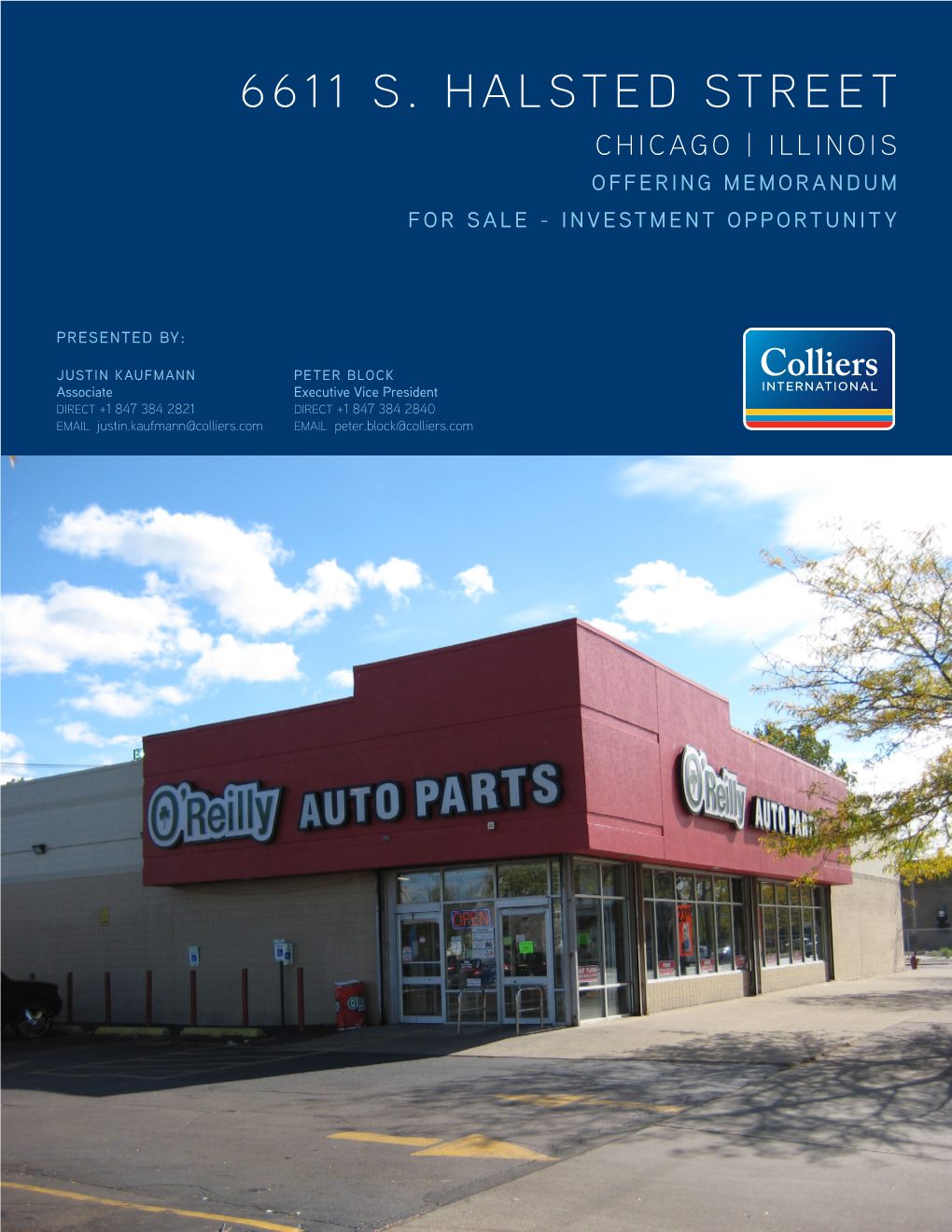 6611 S. Halsted Street Chicago | Illinois Offering Memorandum for Sale - Investment Opportunity