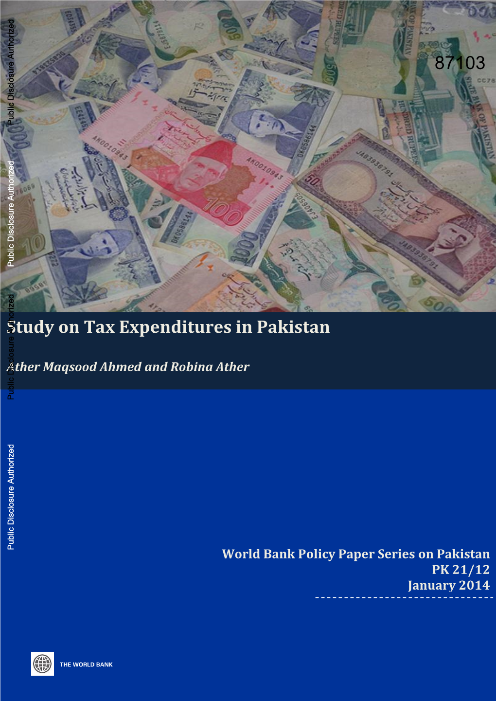Study on Tax Expenditures in Pakistan