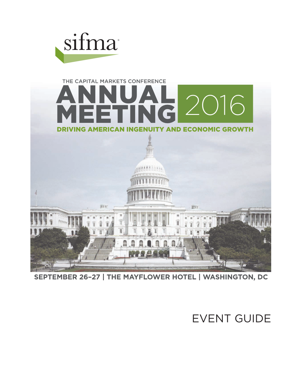 Annual Meeting 2016 Driving American Ingenuity and Economic Growth