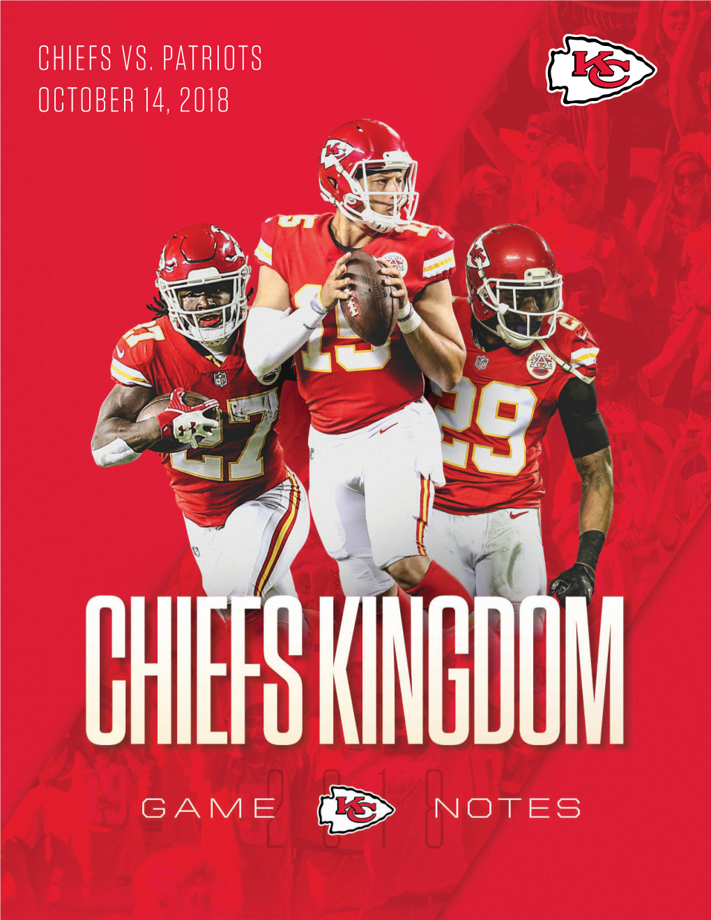 Chiefs at Patriots - 7:20 P.M