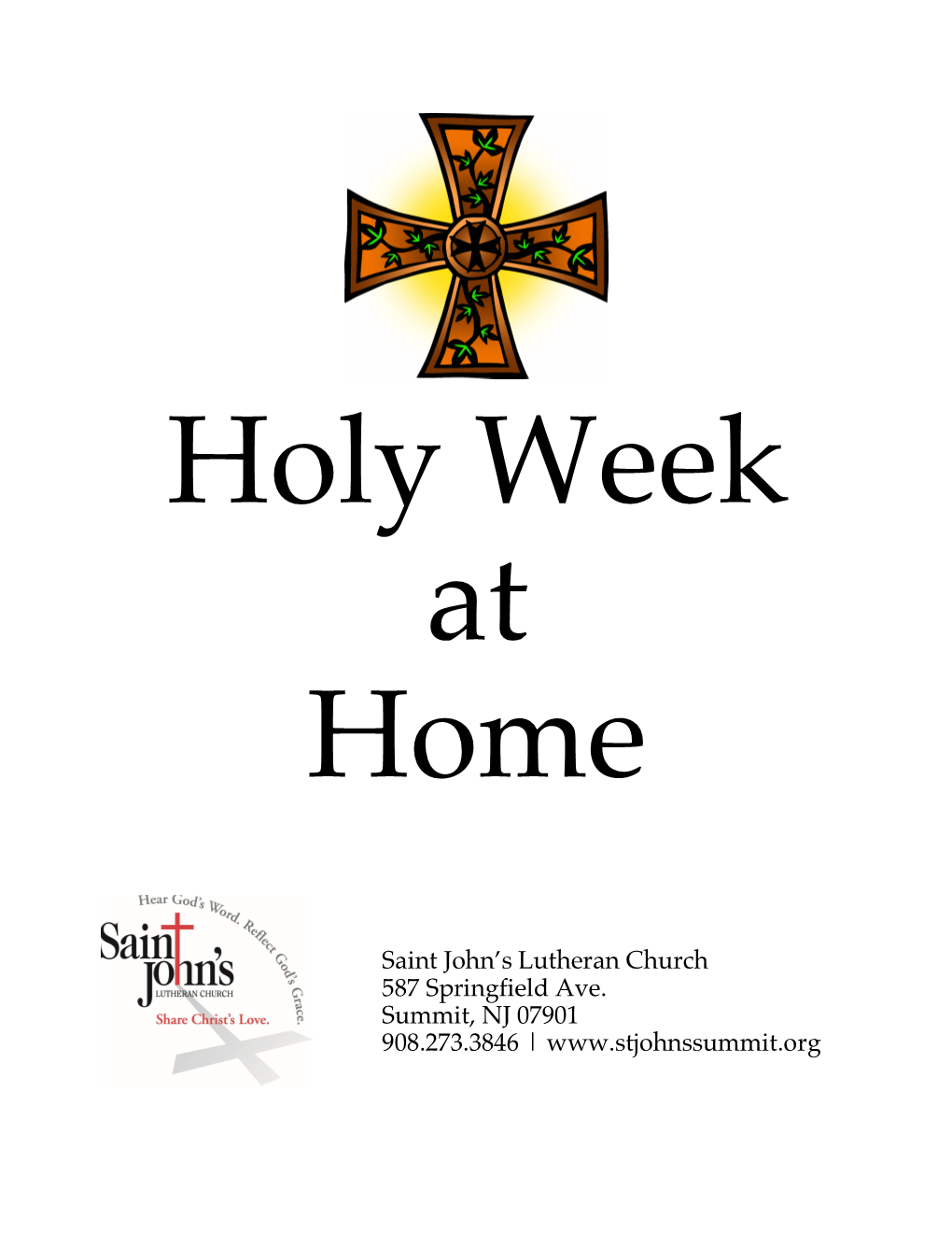 Holy Week at Home