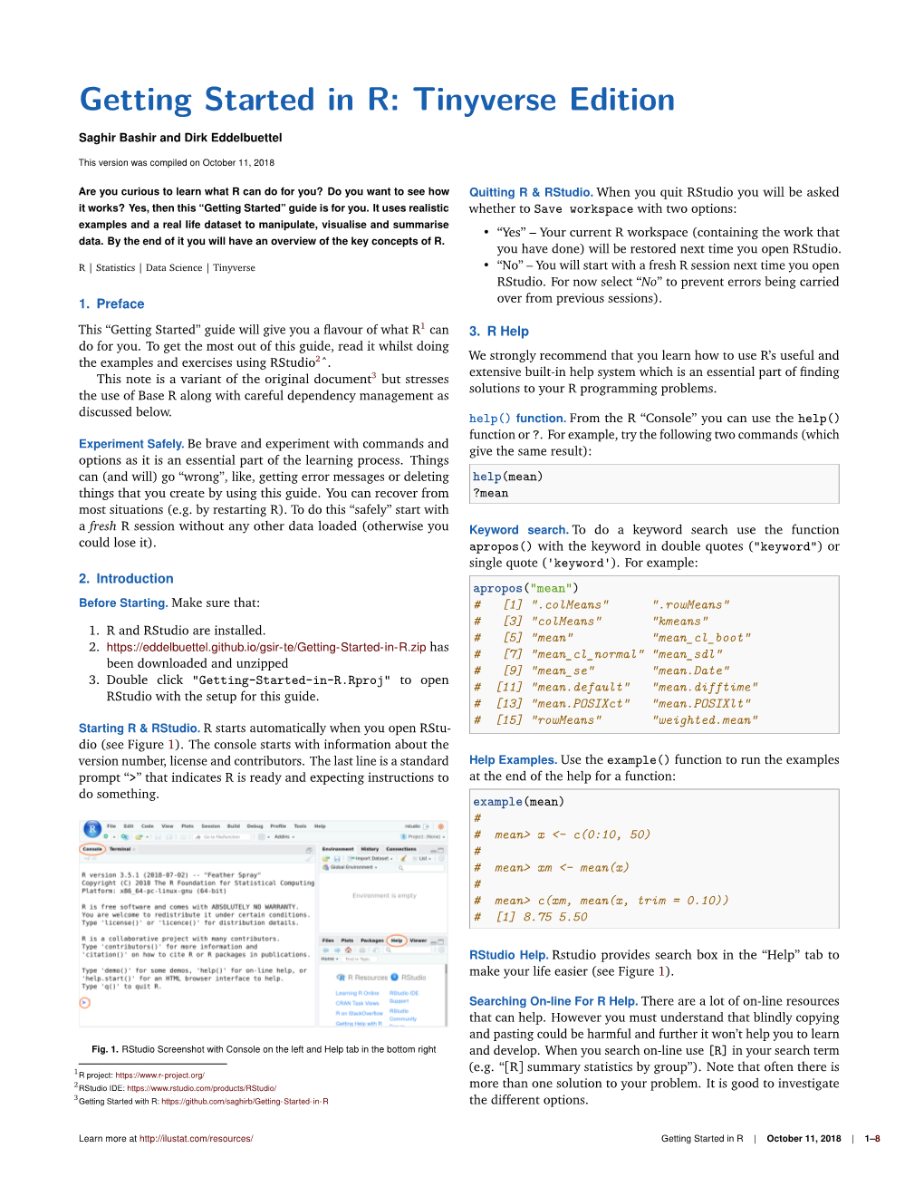 Getting Started in R: Tinyverse Edition