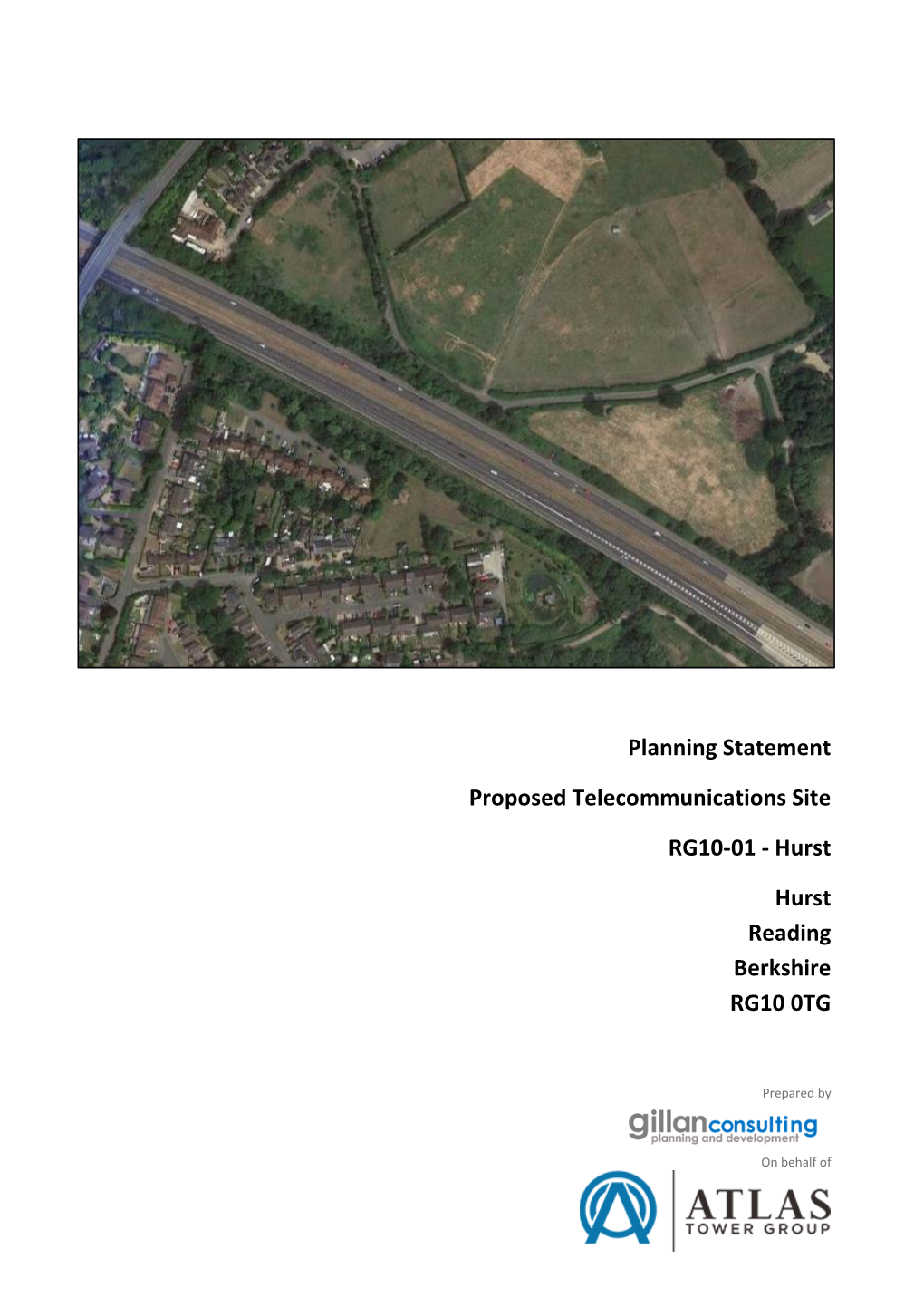 Planning Statement Proposed Telecommunications Site RG10-01