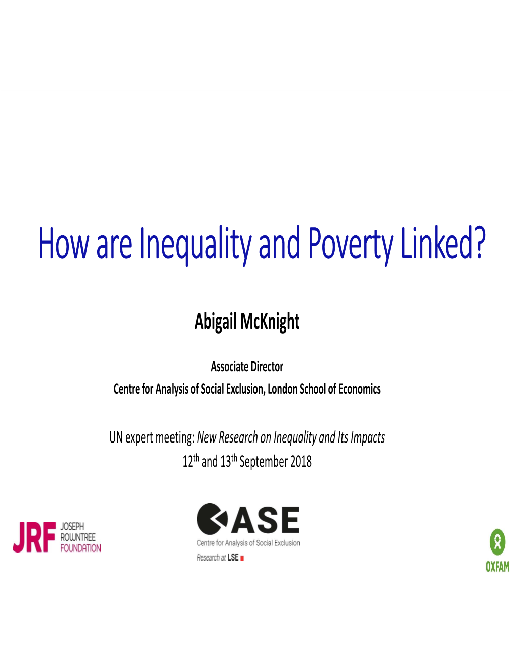 How Are Inequality and Poverty Linked?