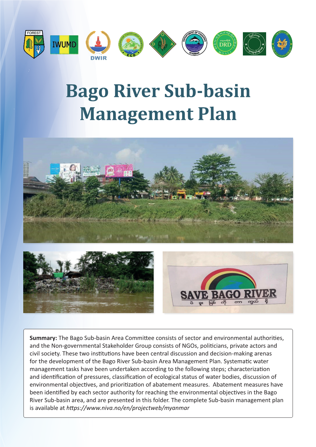 Bago River Sub-Basin Management Plan