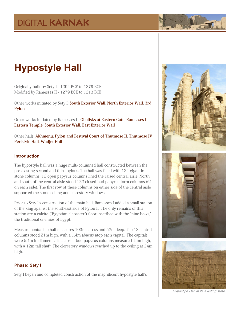 Hypostyle Hall