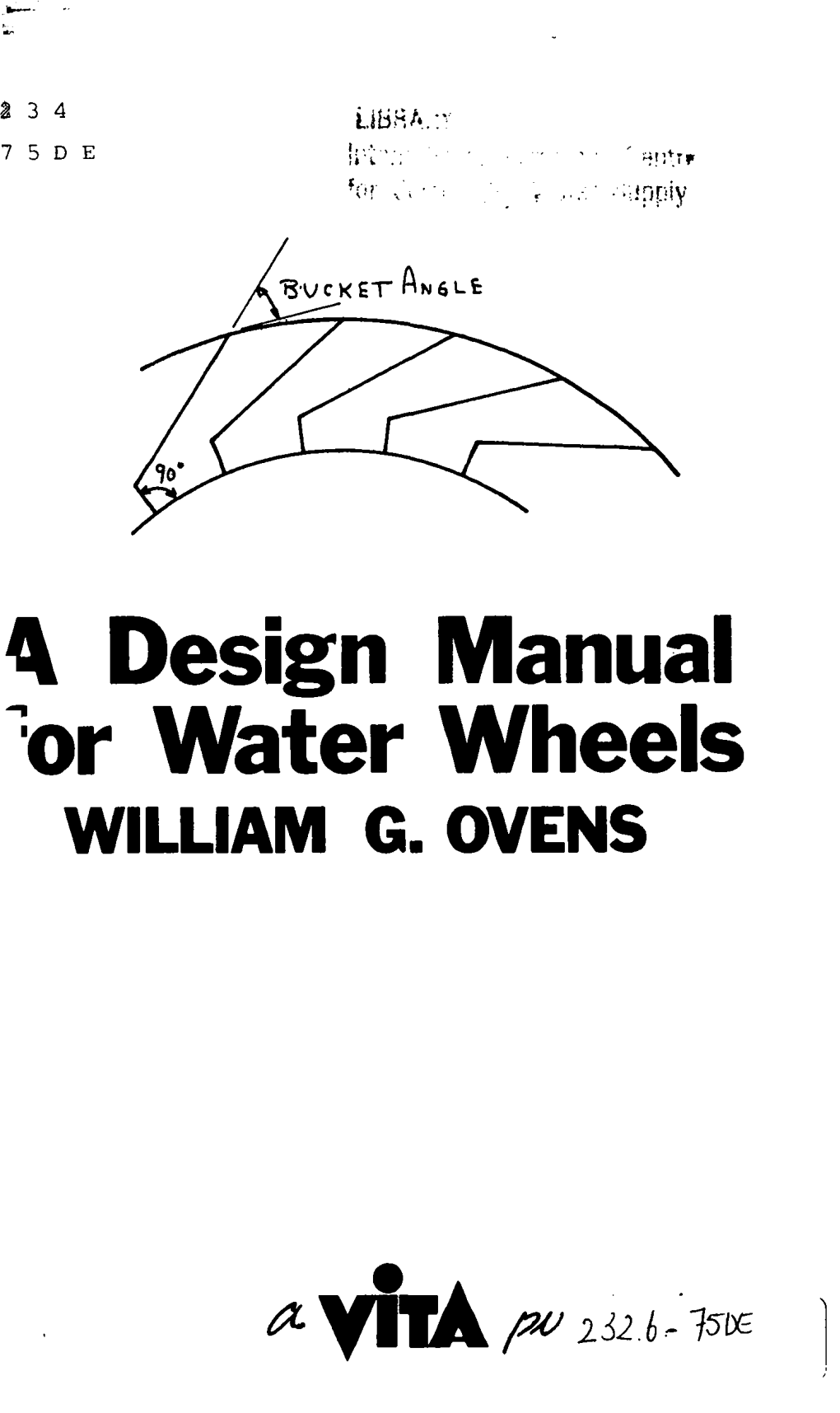 <V Design Manual Or Water Wheels