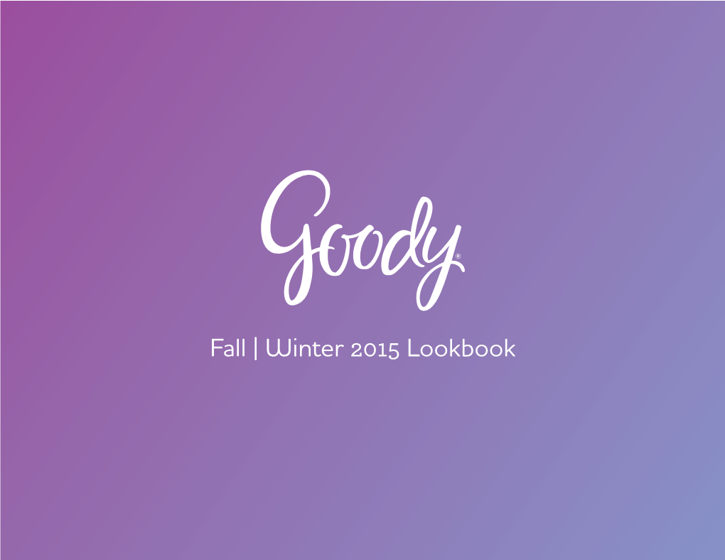 Fall | Winter 2015 Lookbook