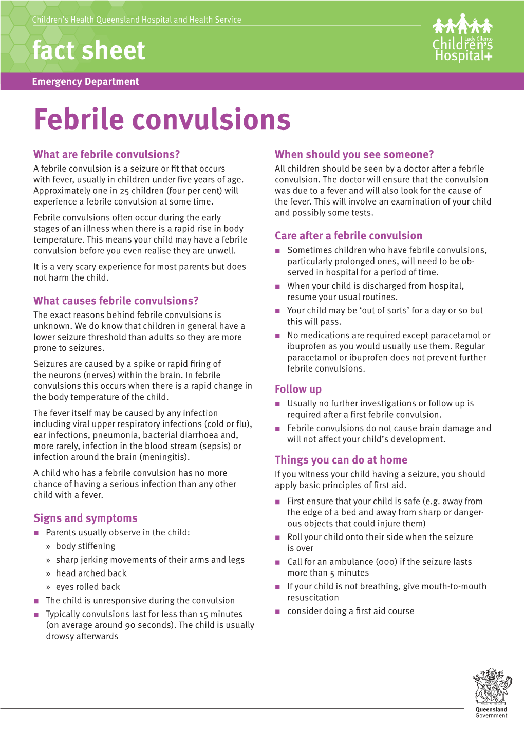 Febrile Convulsions