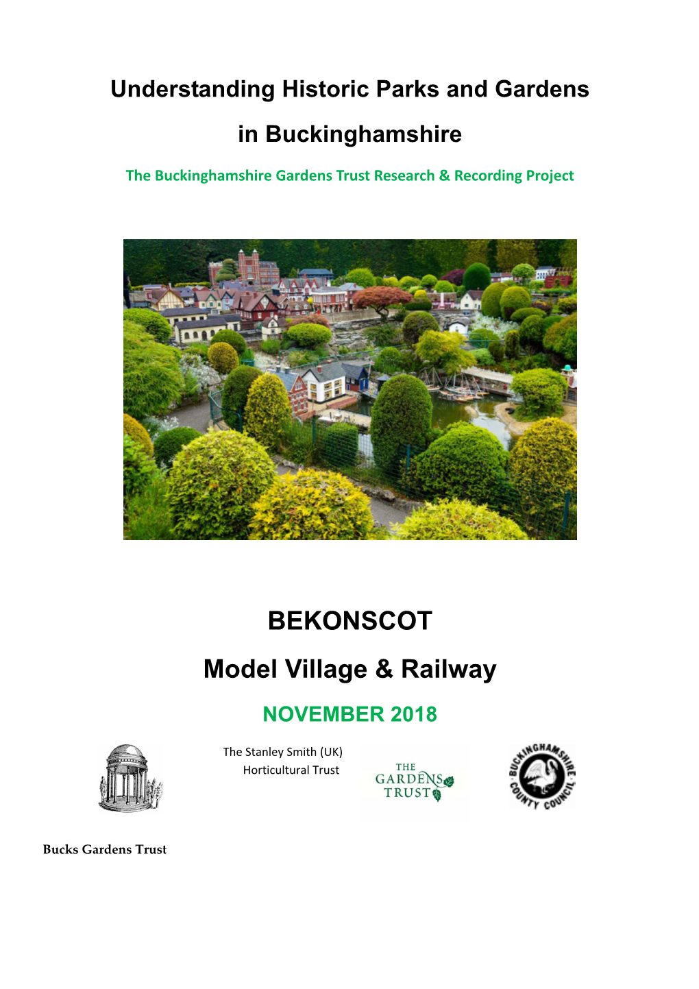 BEKONSCOT Model Village & Railway