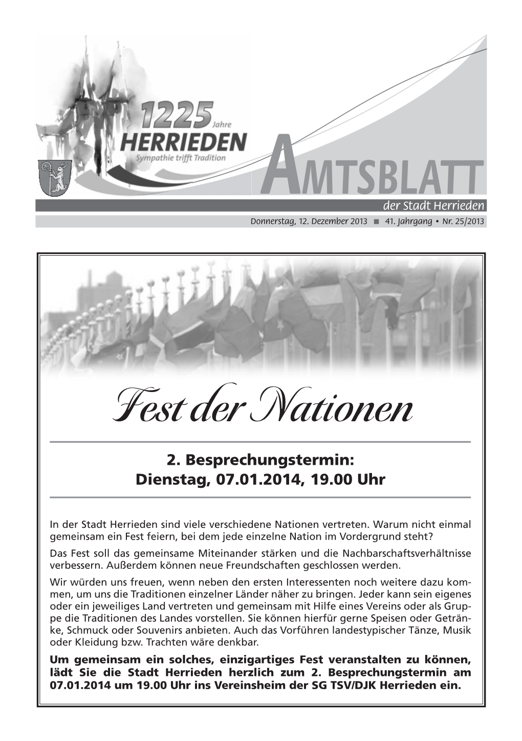 AMTSBLATT Der Stadt Herrieden Donnerstag, 12