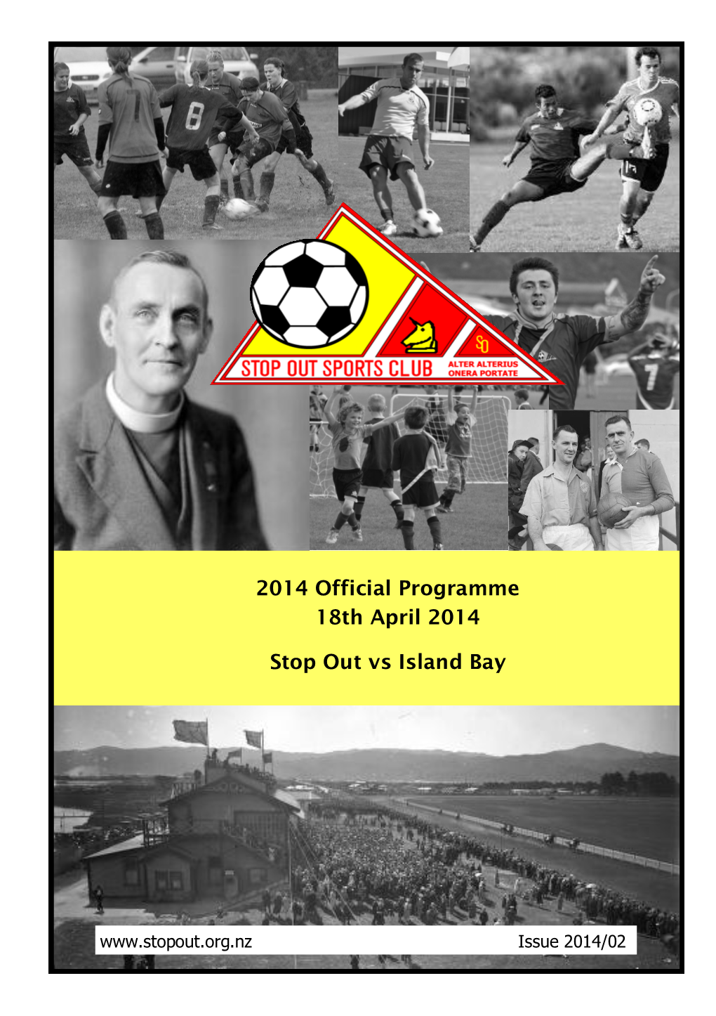 2014 Official Programme 18Th April 2014 Stop out Vs Island