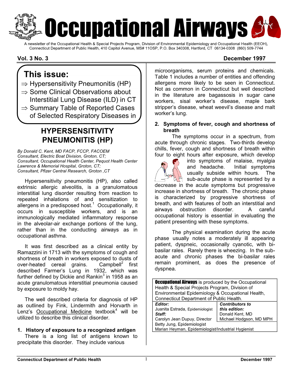 Interstitial Lung Disease, Occupational