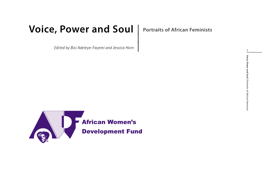 Voice, Power and Soul | Portraits of African Feminists