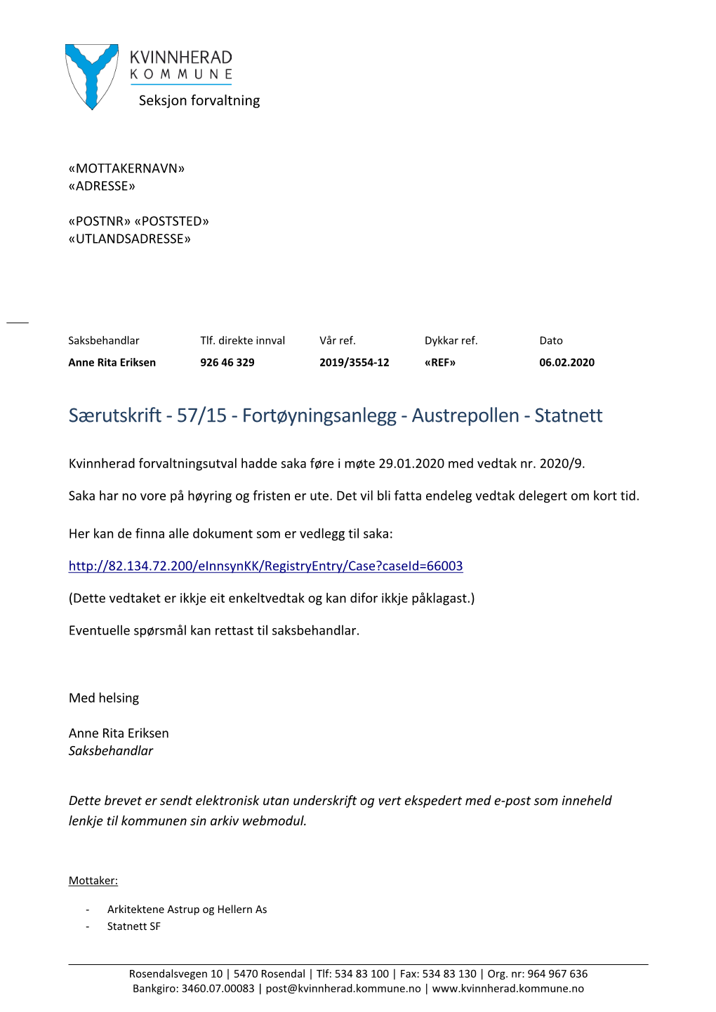 Fortøyningsanlegg - Austrepollen - Statnett