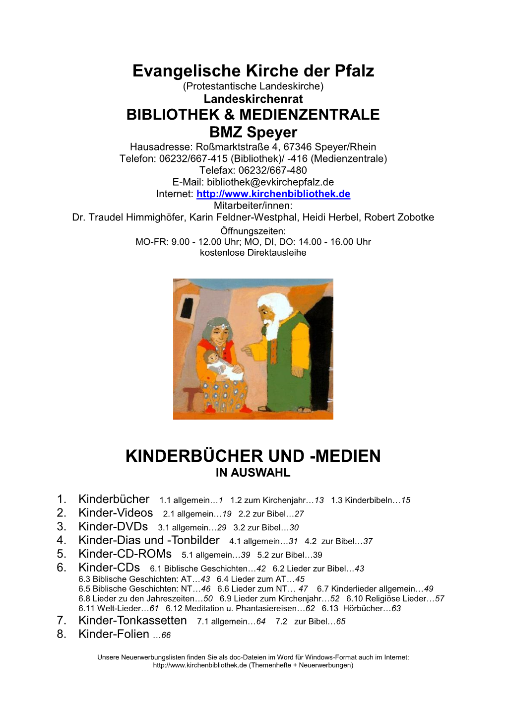 Evangelische Kirche Der Pfalz KINDERBÜCHER UND -MEDIEN