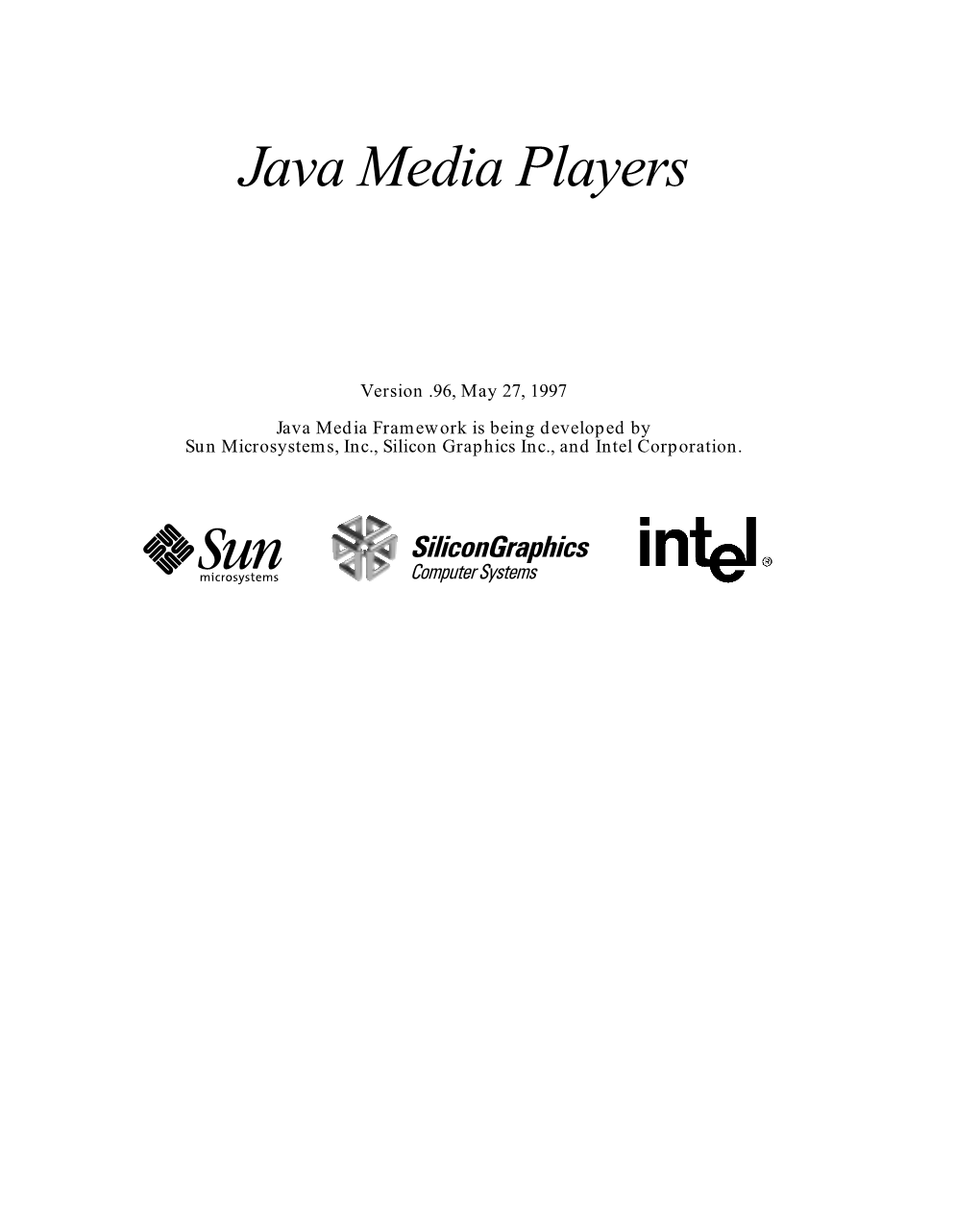 Java Media Players