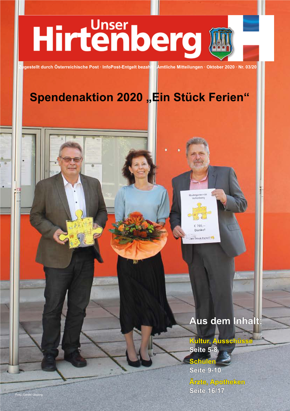 Spendenaktion 2020 „Ein Stück Ferien“