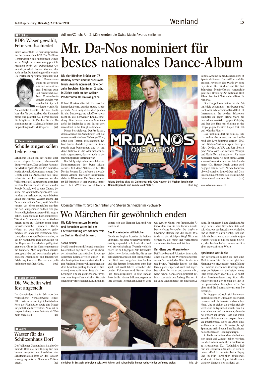 Mr. Da-Nos Nominiert Für Bestes Nationales Dance-Album