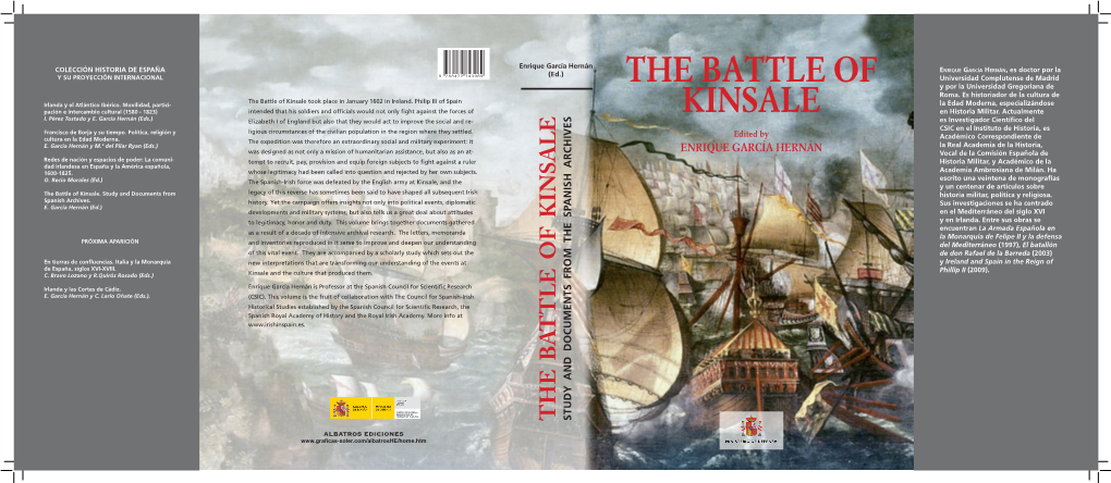 The Battle of Kinsale Took Place in January 1602 in Ireland