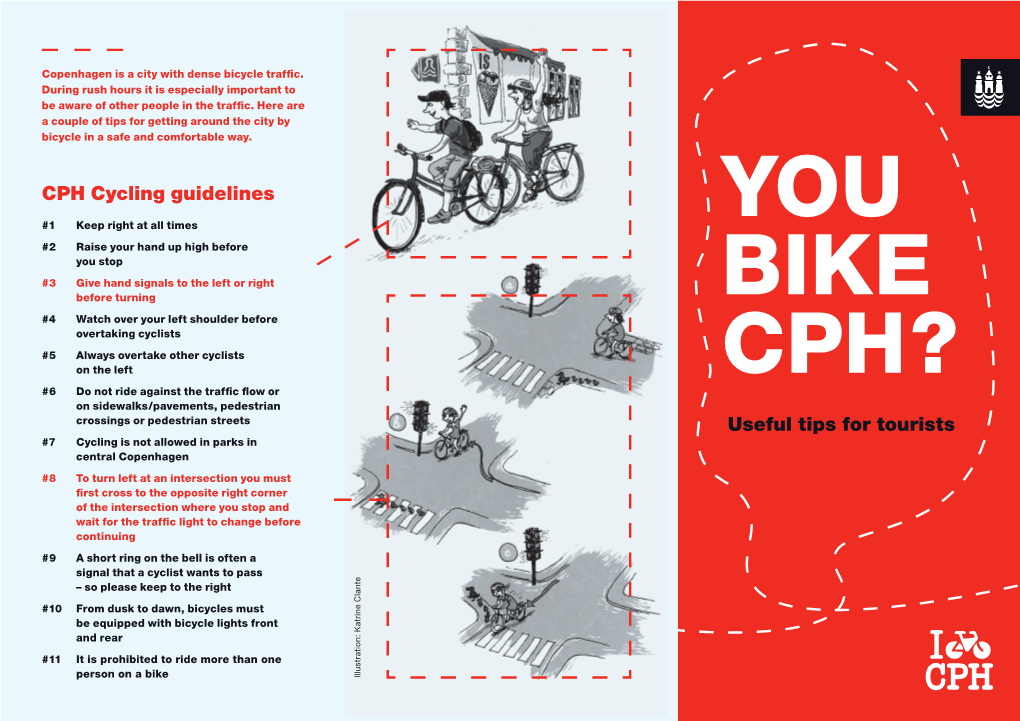 Useful Tips for Tourists CPH Cycling Guidelines