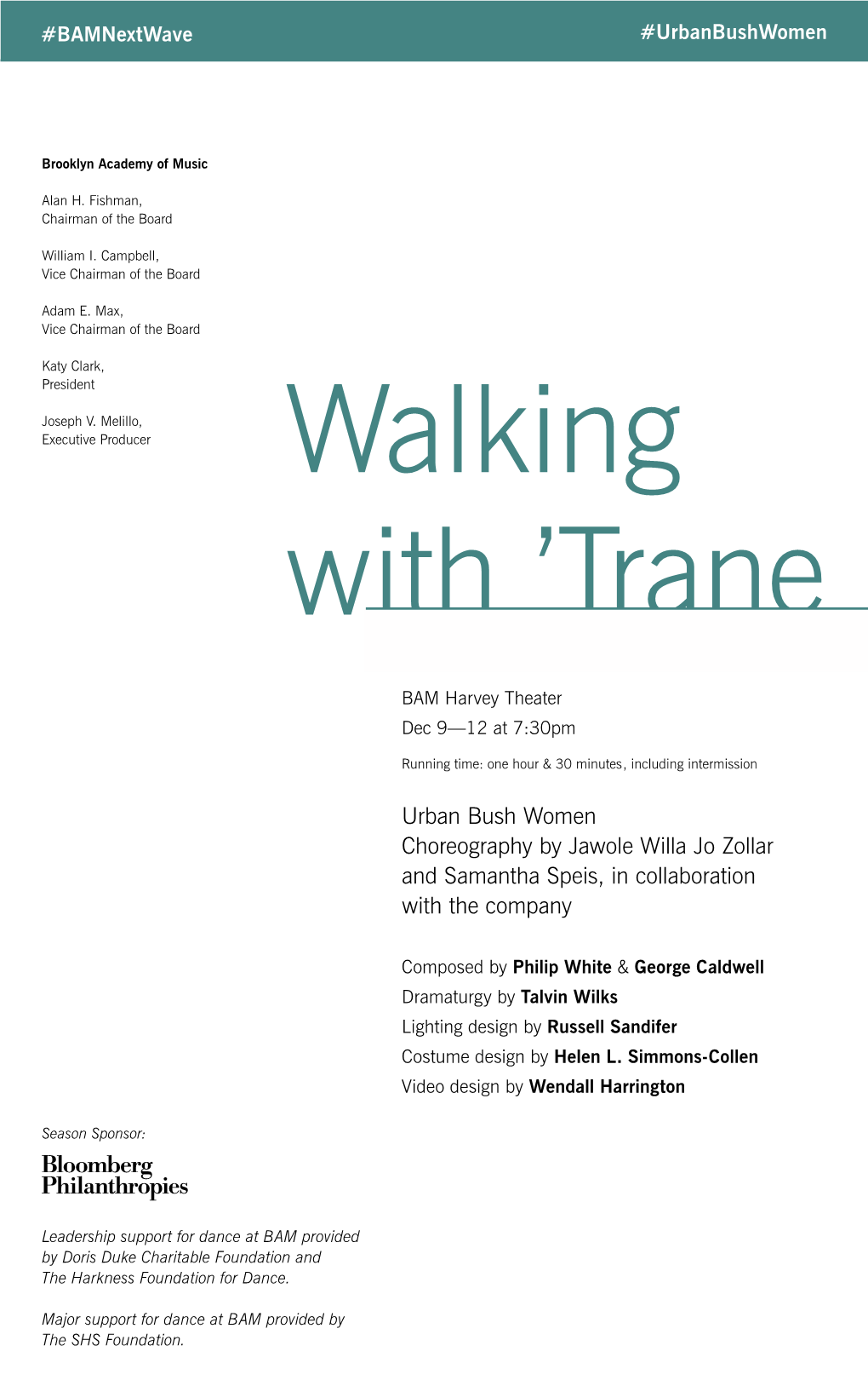 Walking with 'Trane