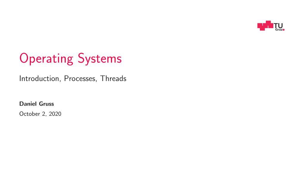 Operating Systems