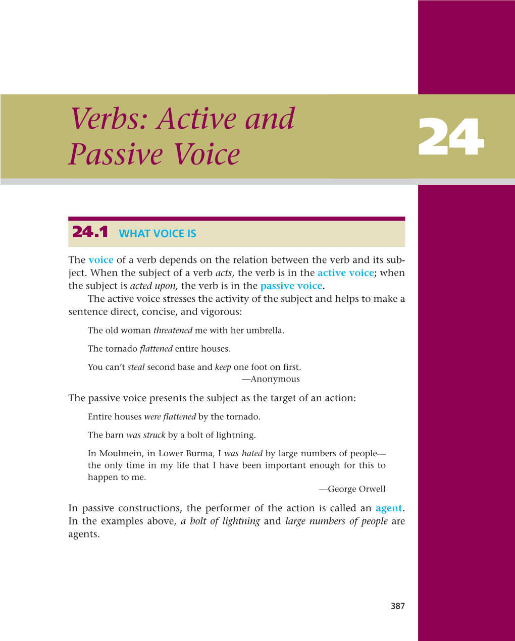 Active and Passive Voice 24