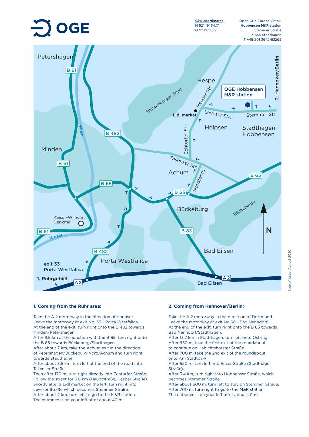 Stadthagen- Hobbensen Bückeburg Porta Westfalica Minden Bad Eilsen