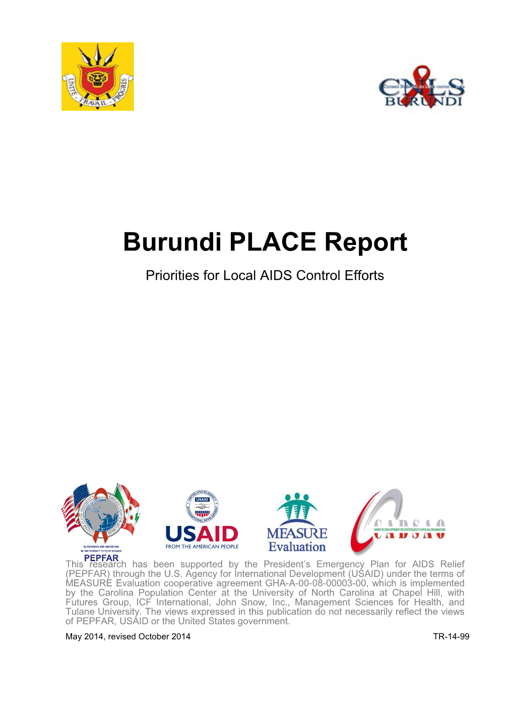 Burundi PLACE Report