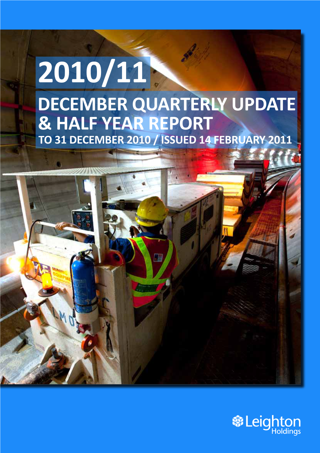 December Quarterly Update & Half Year Report