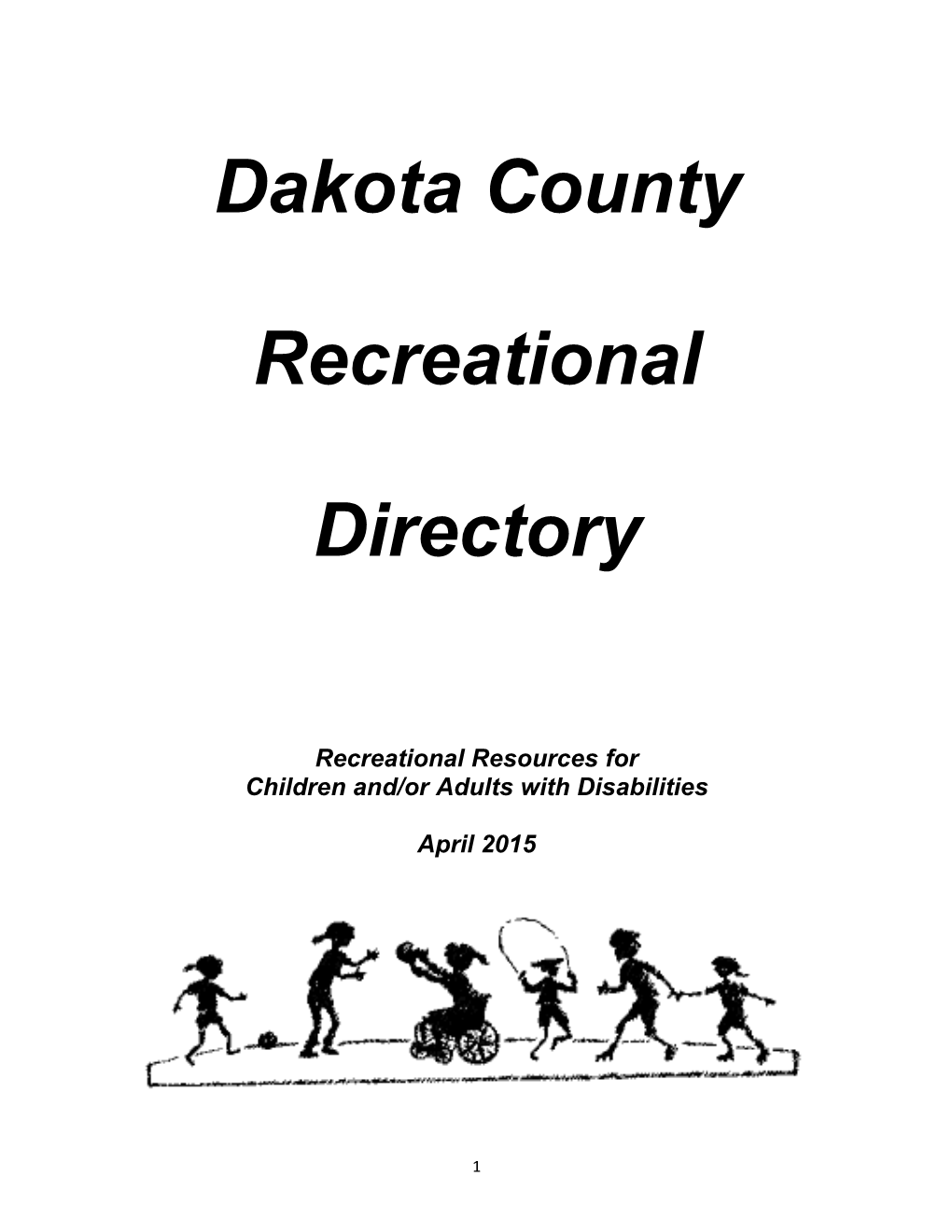 Dakota County Recreational Directory